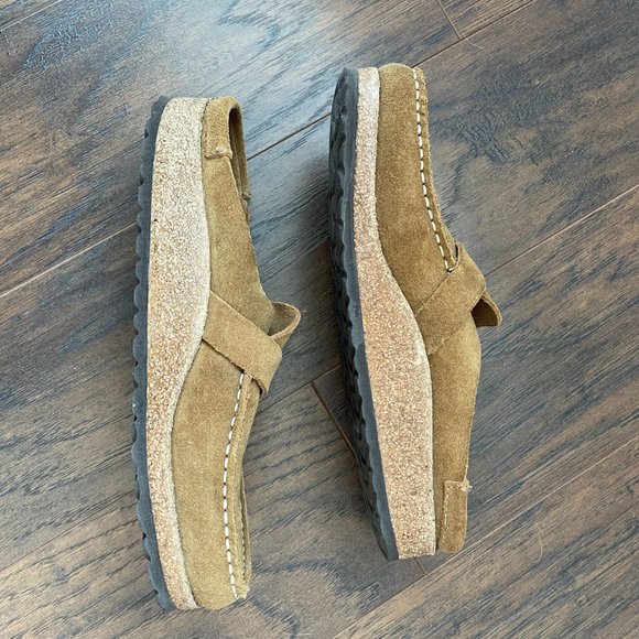 Birkenstock Brown Suede Mules - Picture 5 of 7